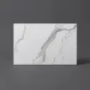 600mm White Marble Look Sintered Stone Top Matte Finish Benchtop