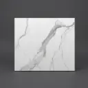600mm White Marble Look Sintered Stone Top Matte Finish Benchtop