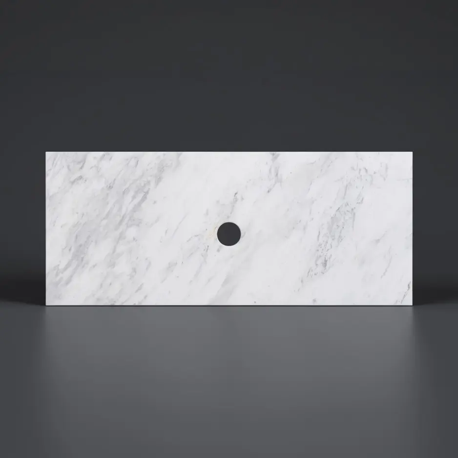 [56339] 605X465X18mm Carrara White Marble Stone Top