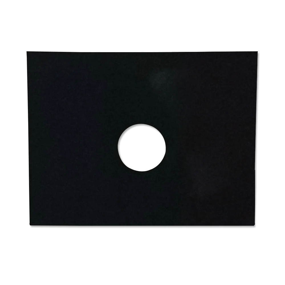 605x465x15mm Balck Zero Silica Quartz Square Corner Stone Top