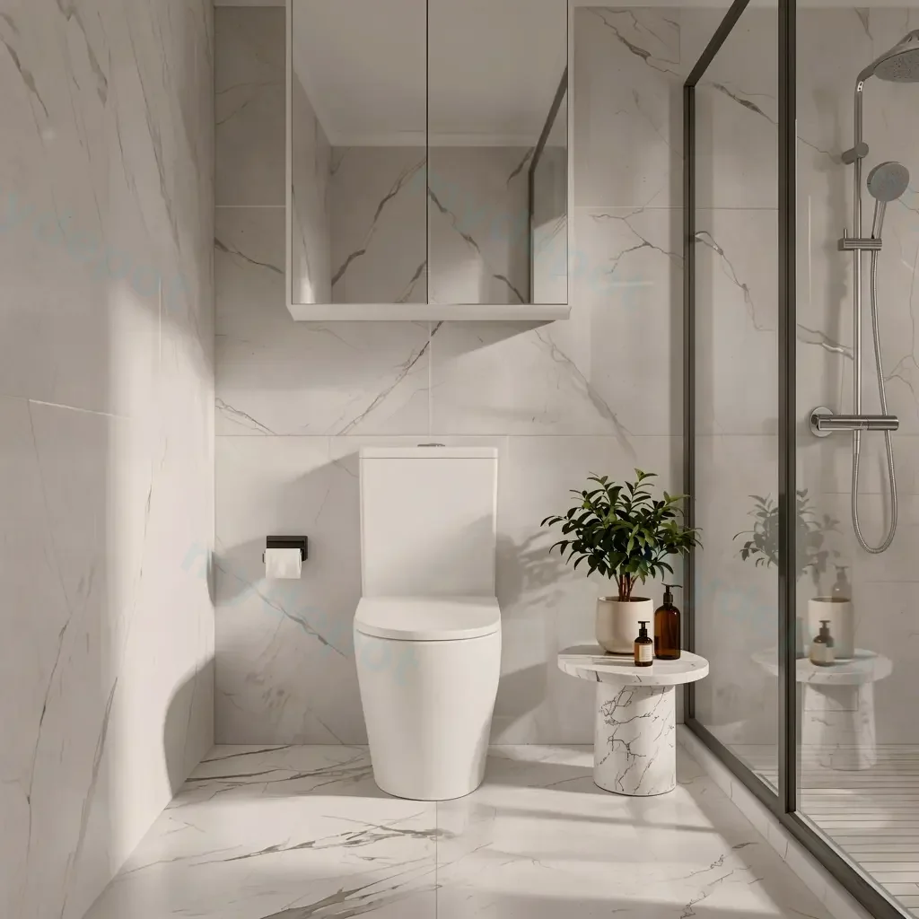 630×380×850mm Acadia Full Rimless Wall Faced Toilet Suite