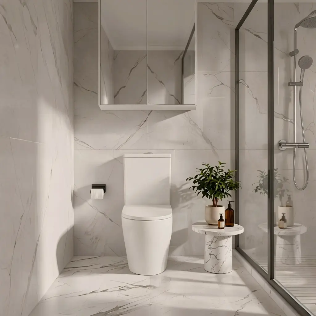 [56129] 630×380×850mm Acadia Full Rimless Wall Faced Toilet Suite