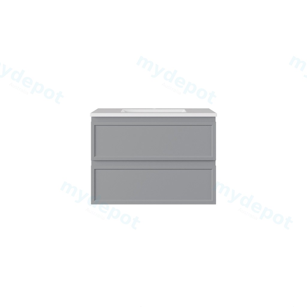 740*455*500mm Matte Grey New Hamilton Federation Slim Wall Hung Cabinet
