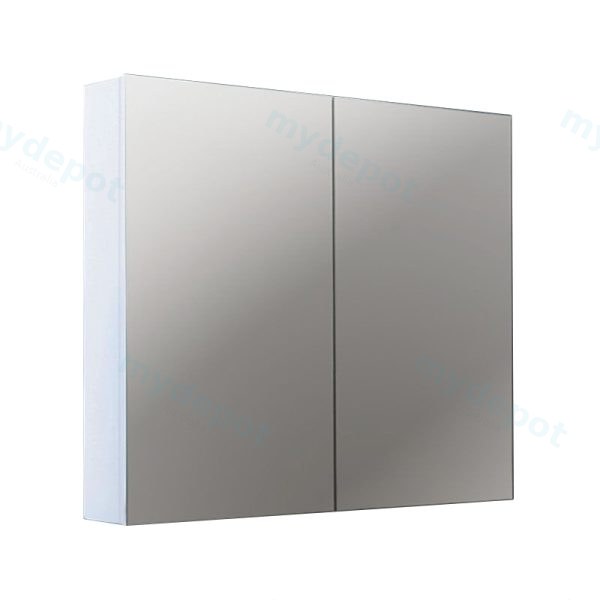 [50302] 750*150*720mm Pvc White Shaving Cabinet Two Doors