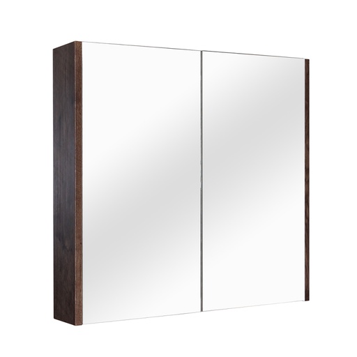 750mm Dark Oak MDF 2 Doors Pencil Edge Shaving Cabinet