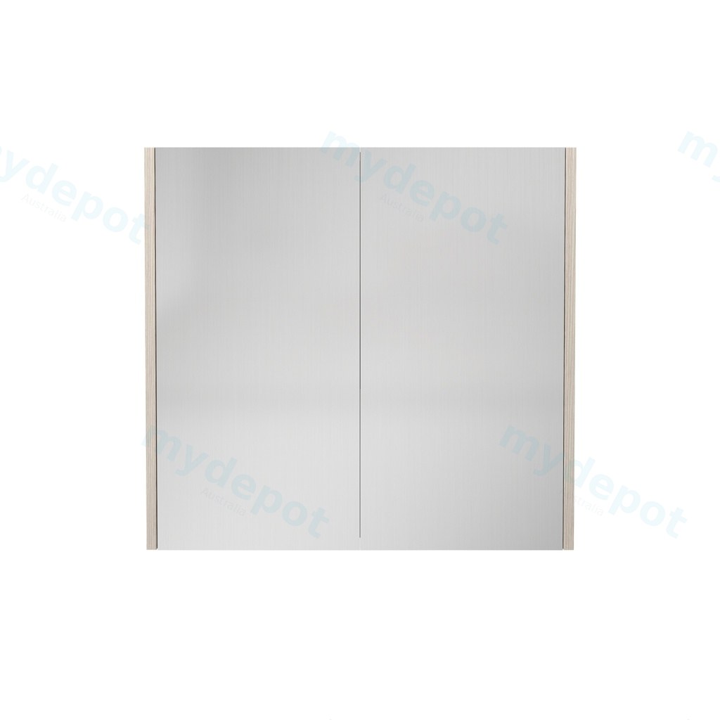 750×720×150mm Coastal Oak Camden Pencil Edge Shaving Cabinet