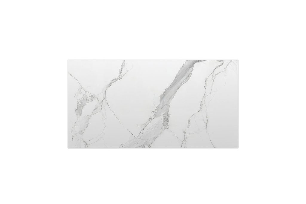 [90175/K739ST-WM] 750mm White Marble Look Sintered Stone Top Matte Finish Benchtop
