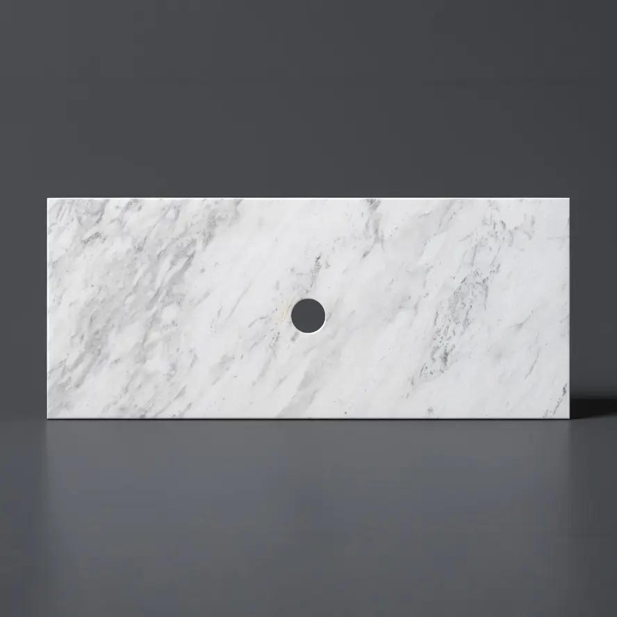 [56340] 755X465X18mm Carrara White Marble Stone Top