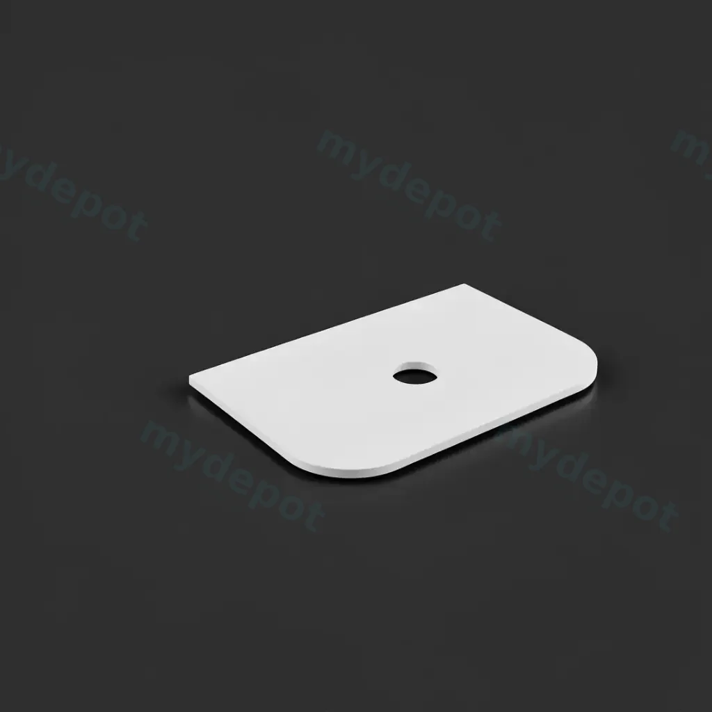 755X505X20mm Blanco White(WG034) Zero Silica Engineer Curve Stone Top