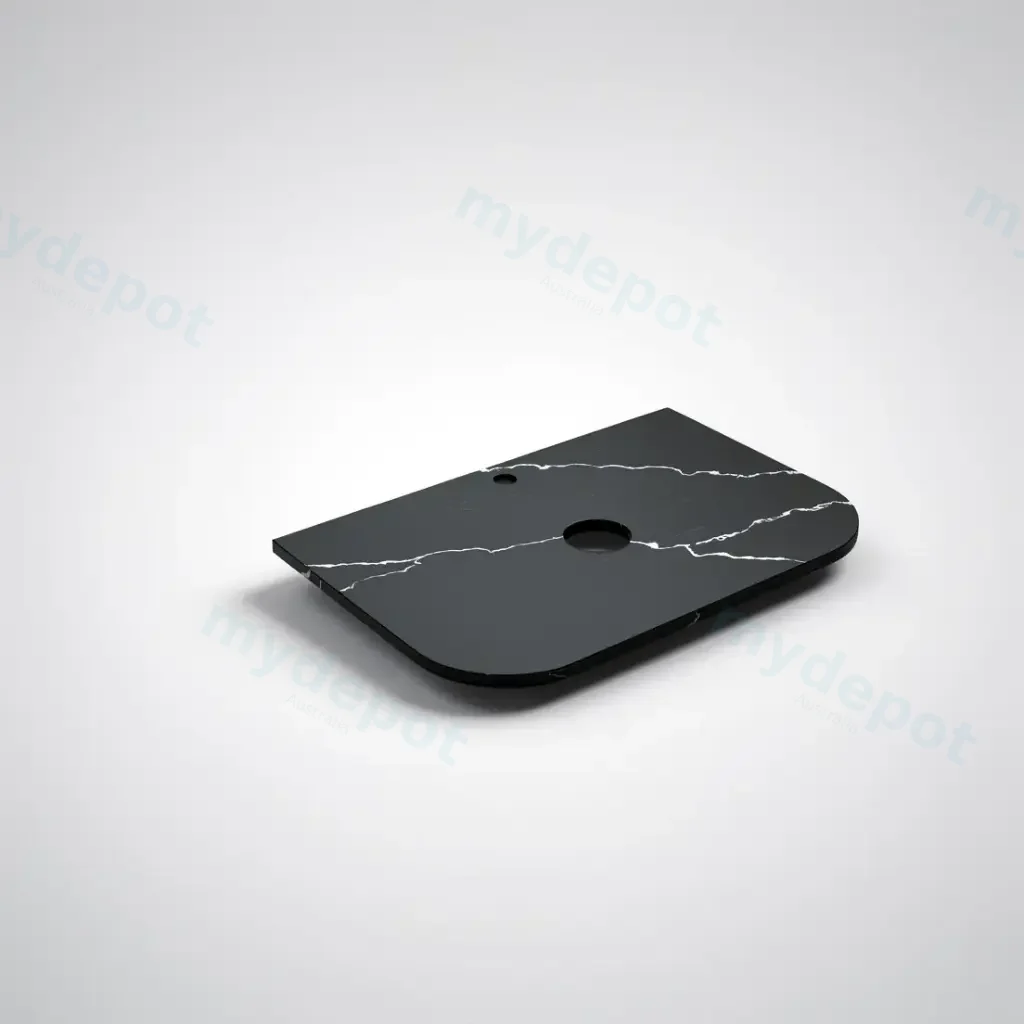 [56394] 755X505X20mm Calacatta Night (WG485)Zero Silica Engineer Curve Stone Top