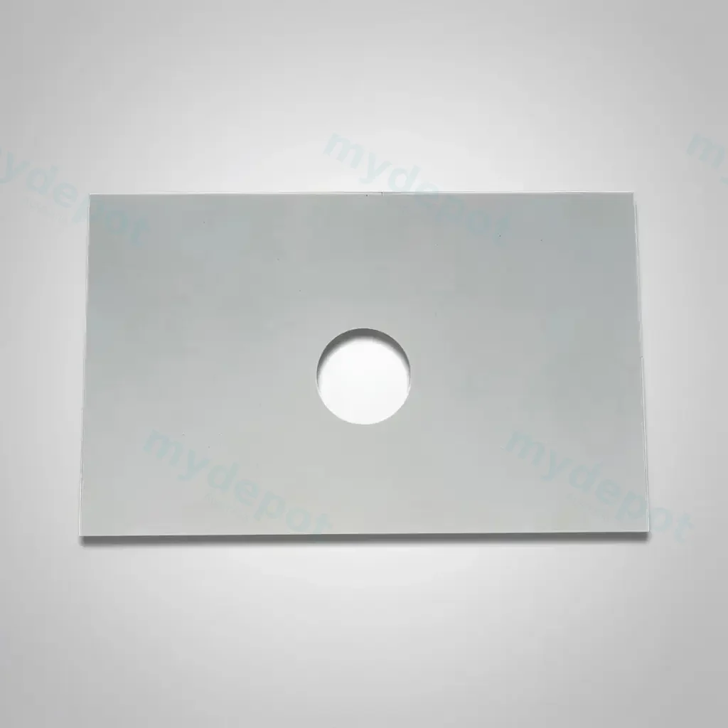 [50702] 755x465x15mm Luna White Zero Silica Quartz Square Corner Stone Top