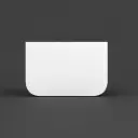 750mm Matte White Stone Top Rounded Corner Benchtop