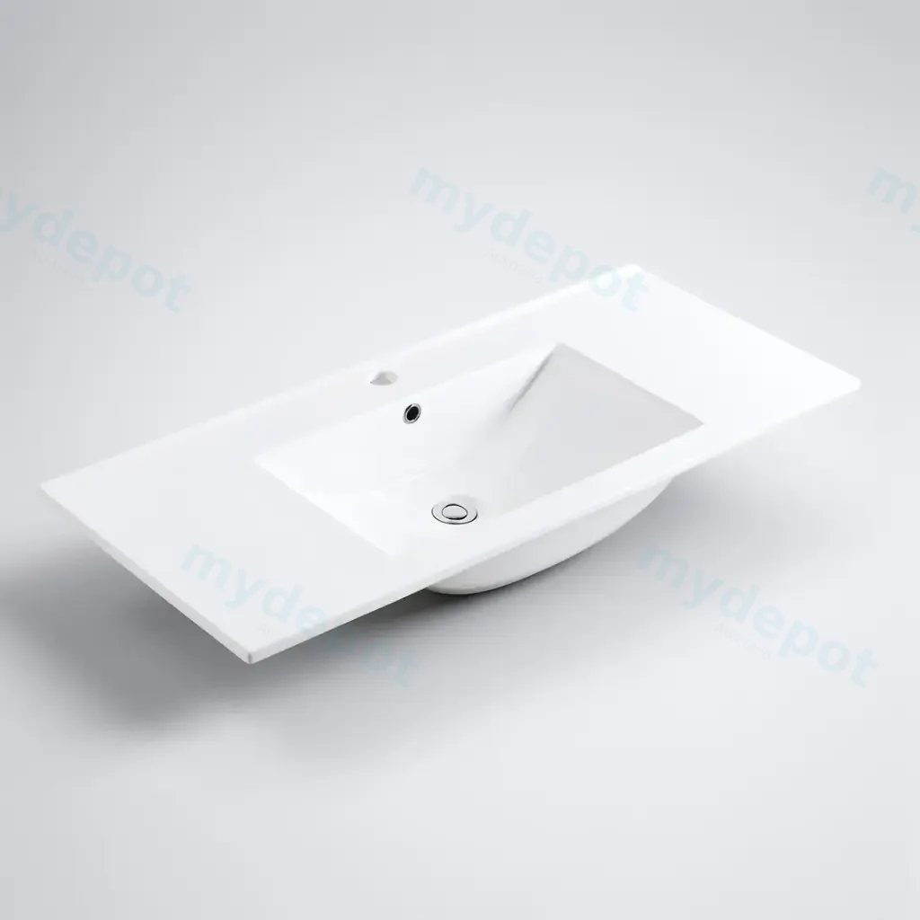 [90112/CT9036] 900L*360D*175HMM NANA GLOSS WHITE THIN EDGE CERAMIC TOP