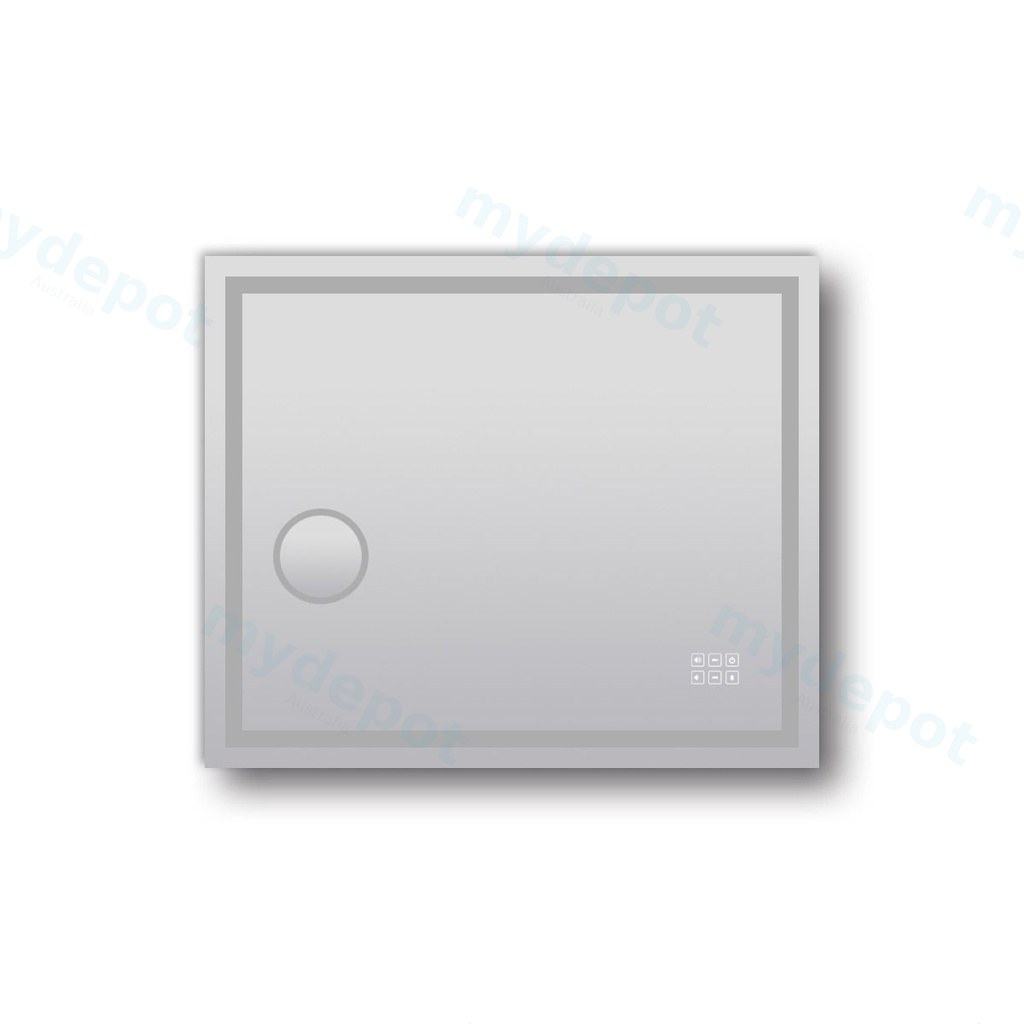 [41399] 900x750mm ART- Bluetooth LED Mirror With Magnifier