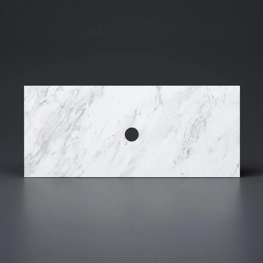 [56341] 905X465X18mm Carrara White Marble Stone Top