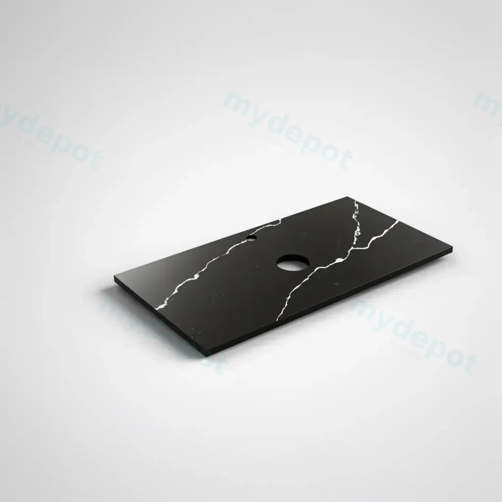 [56384] 905X465X20mm Calacatta Night (WG485)Zero Silica Engineer Stone Top