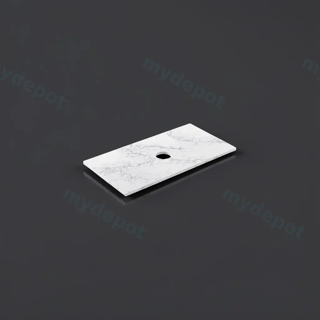 [56362] 905X465X20mm Calacatta White (WG486) Zero Silica Engineer Stone Top