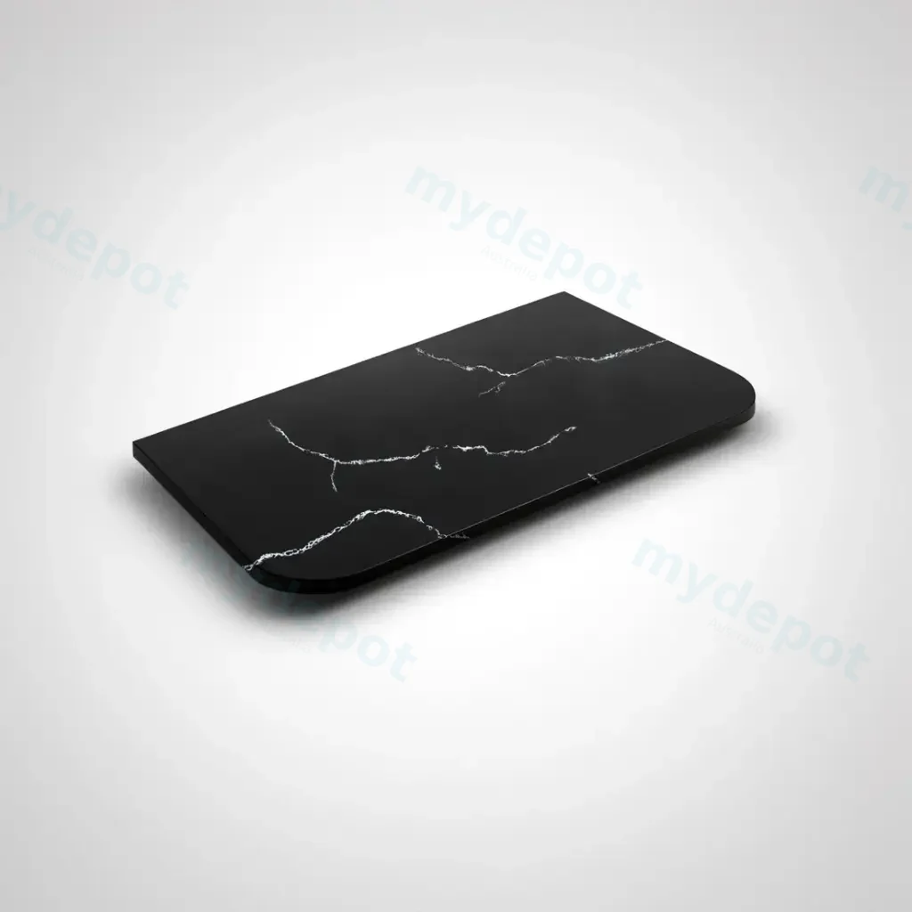 [56324] 905X505X12mm Calacatta Night Solid Surface Curve Stone Top