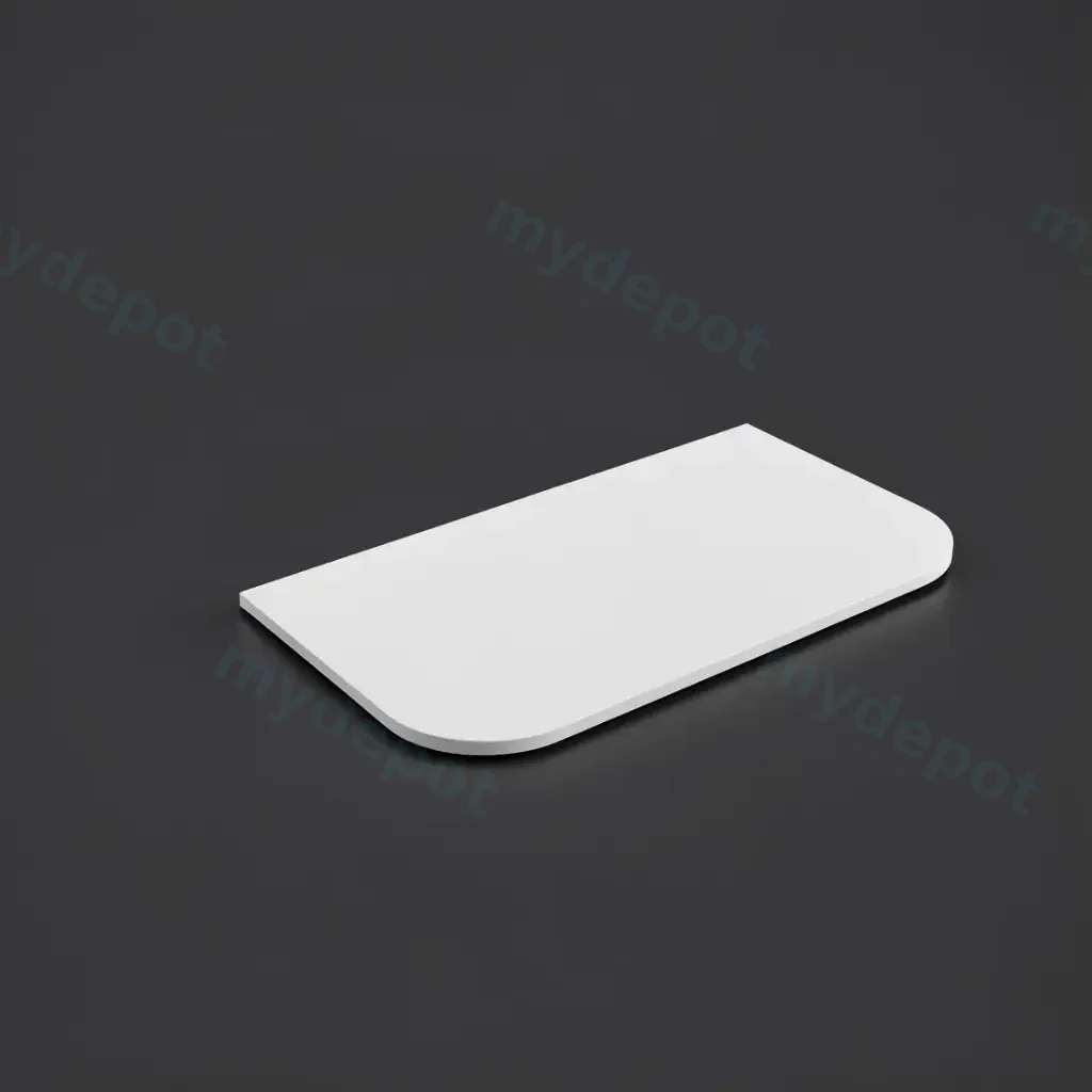 [56412] 905X505X20mm Blanco White(WG034) Zero Silica Engineer Curve Stone Top Top