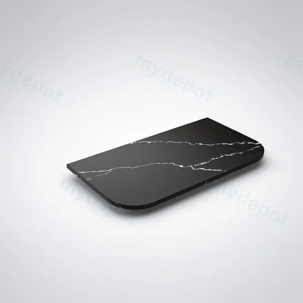 905X505X20mm Calacatta Night (WG485)Zero Silica Engineer Curve Stone Top