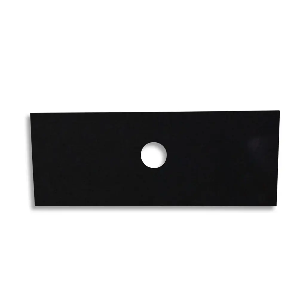 905x465x15mm Balck Zero Silica Quartz Square Corner Stone Top