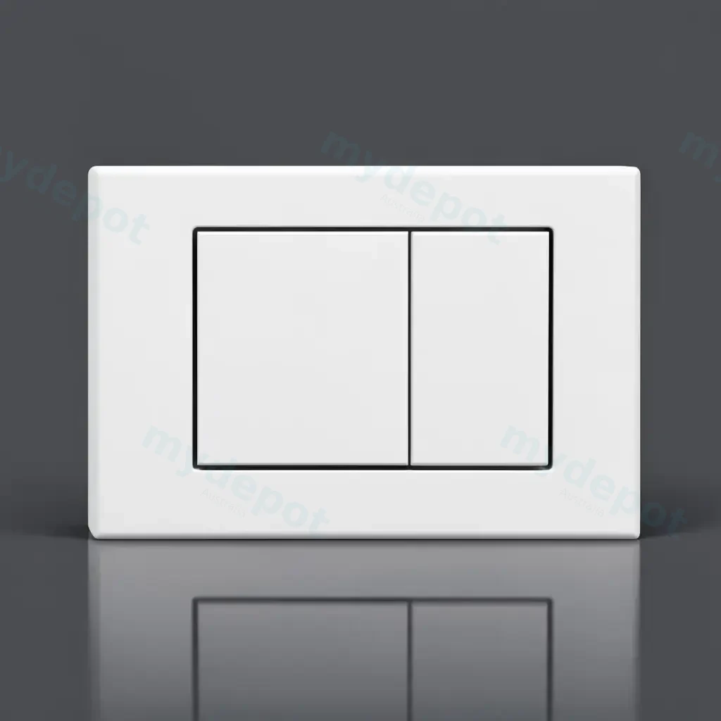 [56223] ABS Square Push Plate White