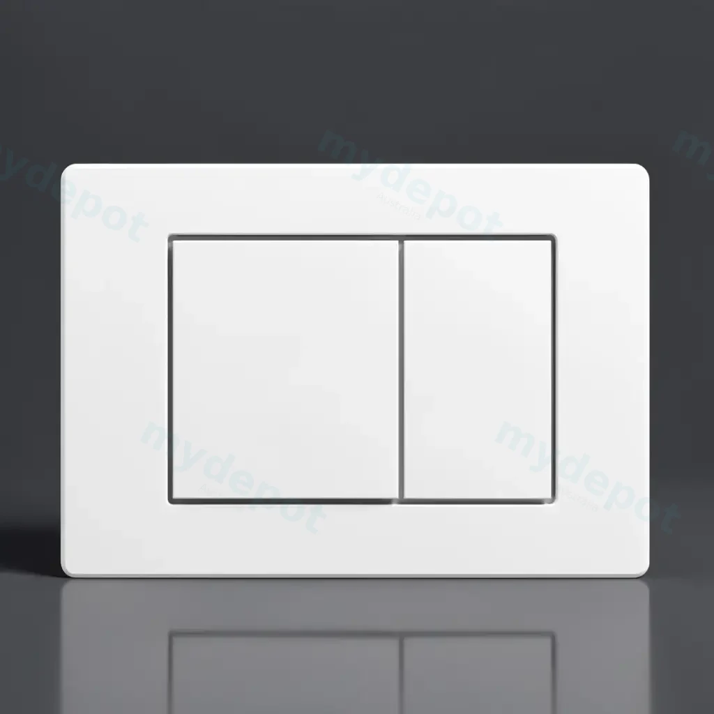 [56234] ABS Square Push Plate White
