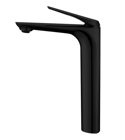 [40067] Au Black Tall Basin Mixer