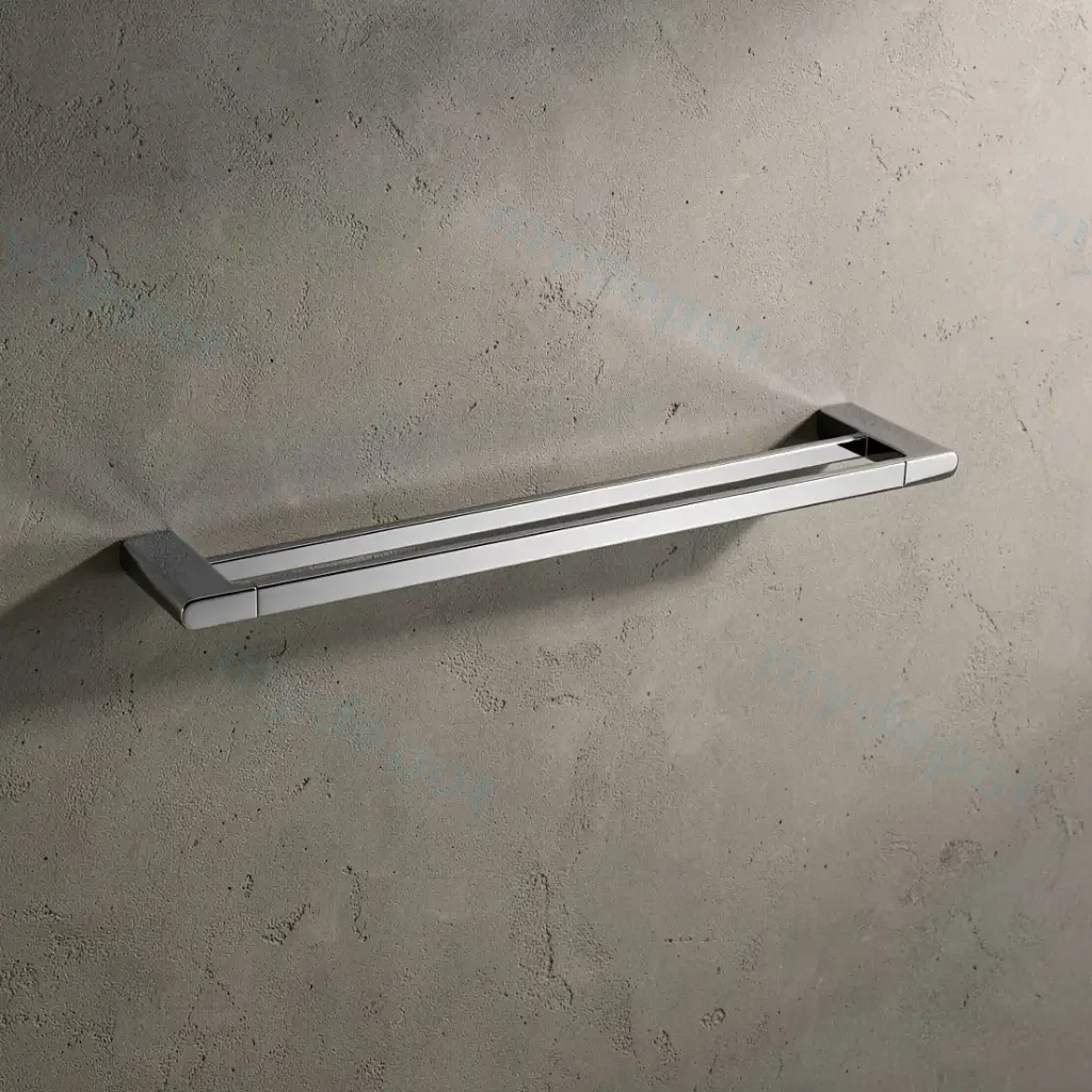 Au Chrome Double Towel Rail 600mm