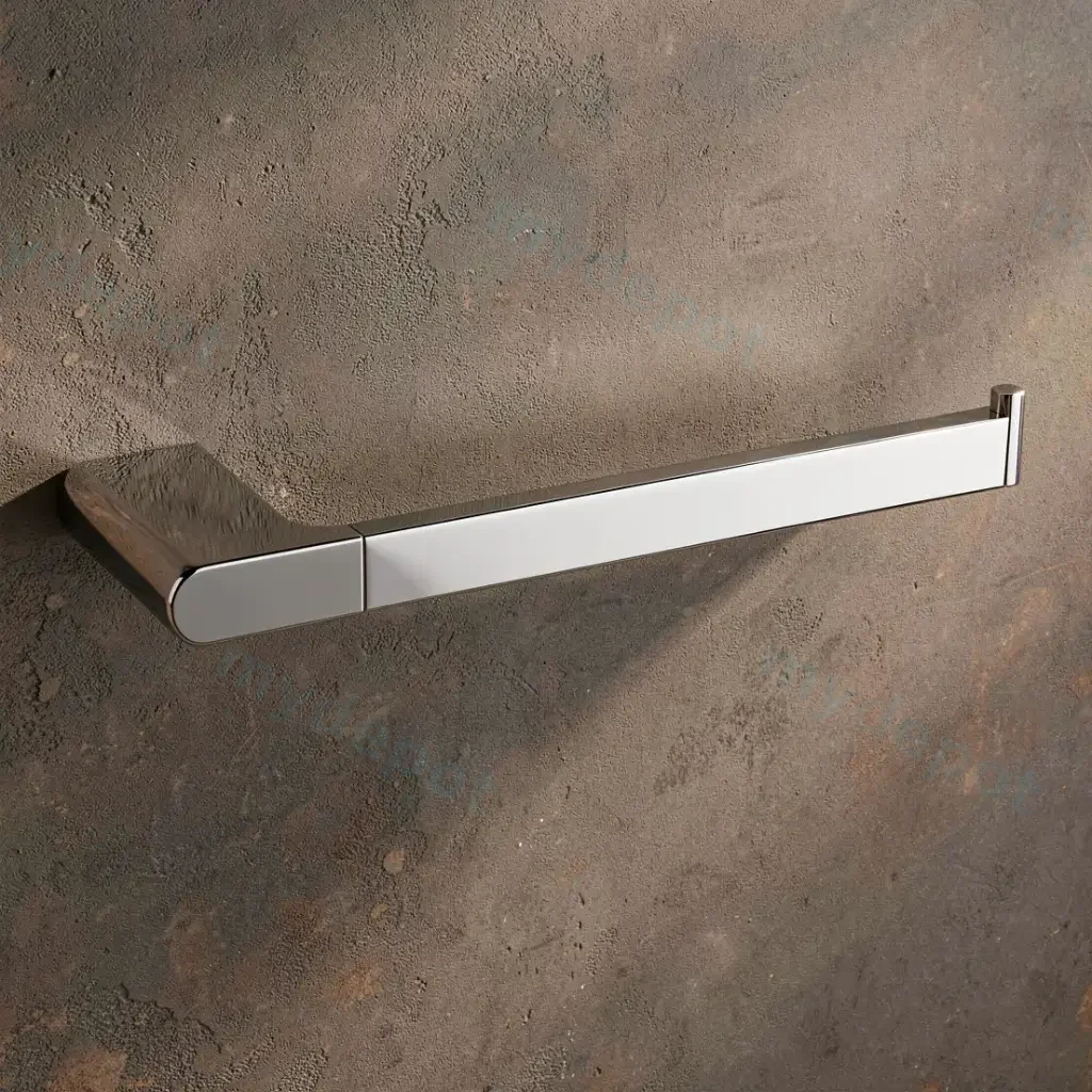 [40084] Au Chrome Towel Ring
