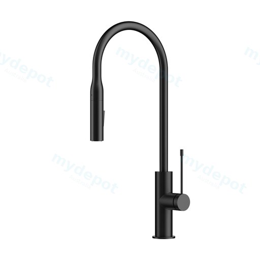 [43816] Aziz Pull Out Sink Mixer(Matt Black)