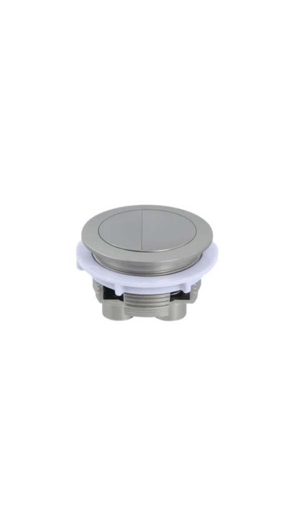 [50361] BTW Cistern Brushed Nickel Round Button