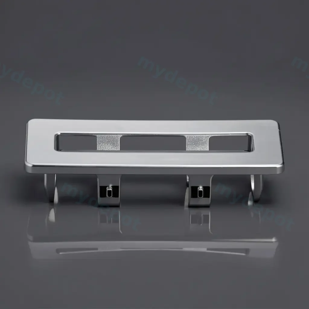 [50258] Basin Overflow Cover - Square Chrome