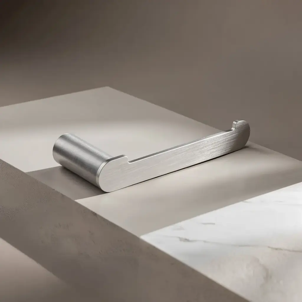 [40936] Bellino Brushed Nickel Toilet Roll Holder