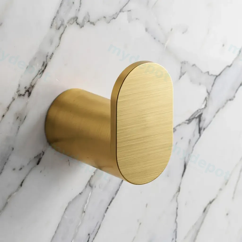 Bellino Brushed Yellow Gold Robe Hook