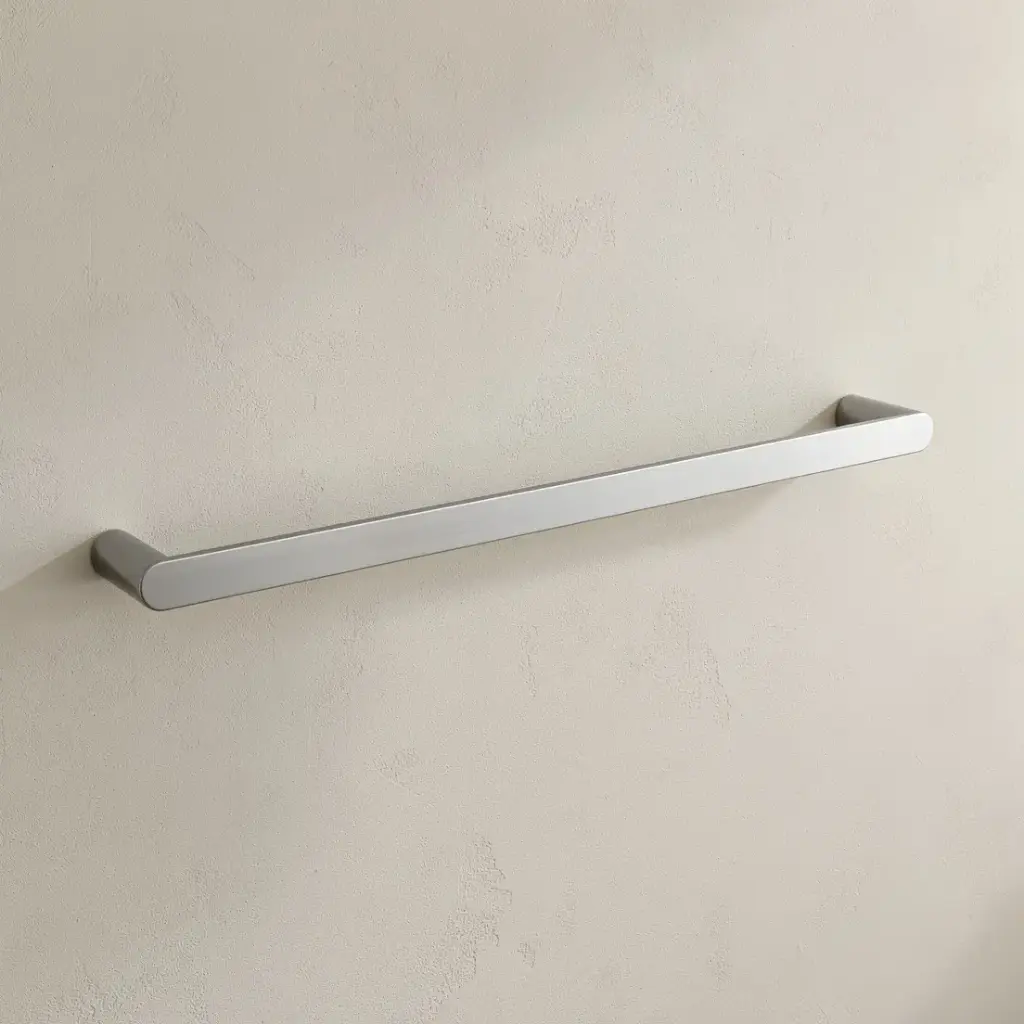 [40874] Bellino Chrome 600mm Single Towel Rail