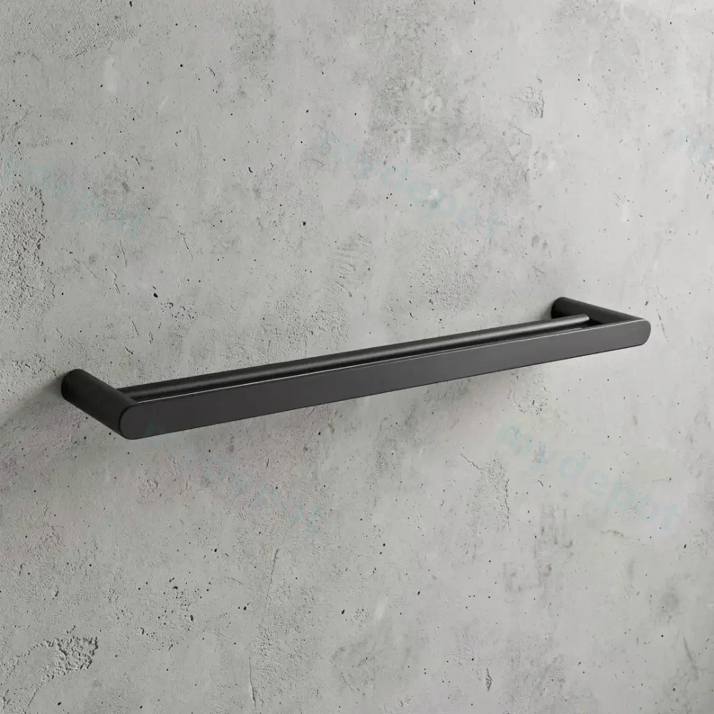 Bellino Gun Metal Grey 600mm Double Towel Rail