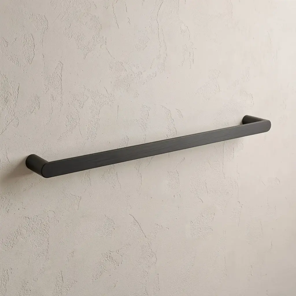 [40943] Bellino Gun Metal Grey 600mm Single Towel Rail