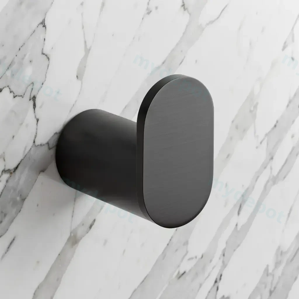 [40949] Bellino Gun Metal Grey Robe Hook