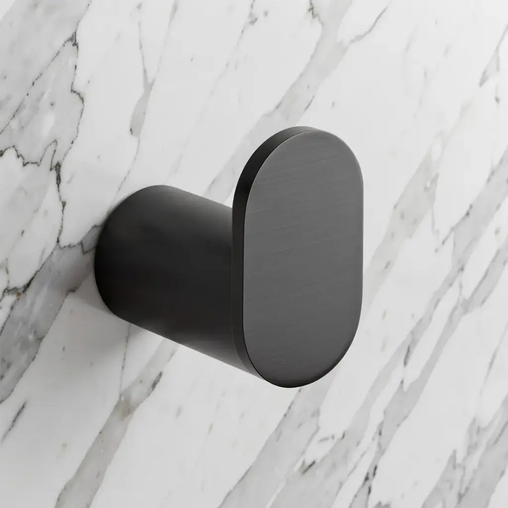 [40949] Bellino Gun Metal Grey Robe Hook