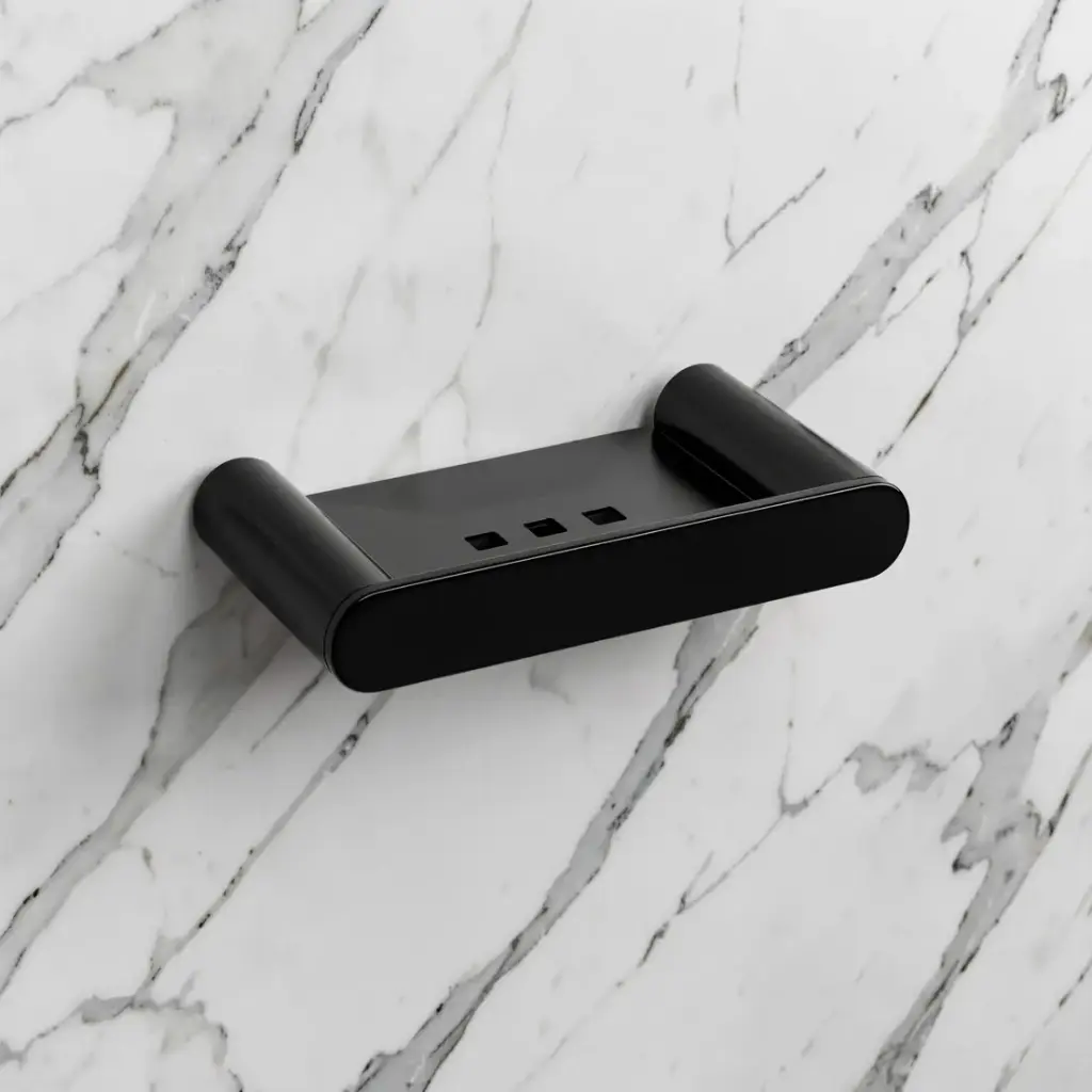 [40963] Bellino High Gloss Black Soap Dish