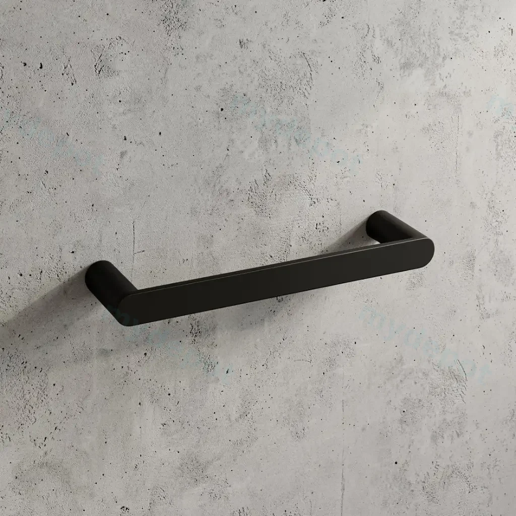 Bellino Matte Black Hand Towel Rail 300mm