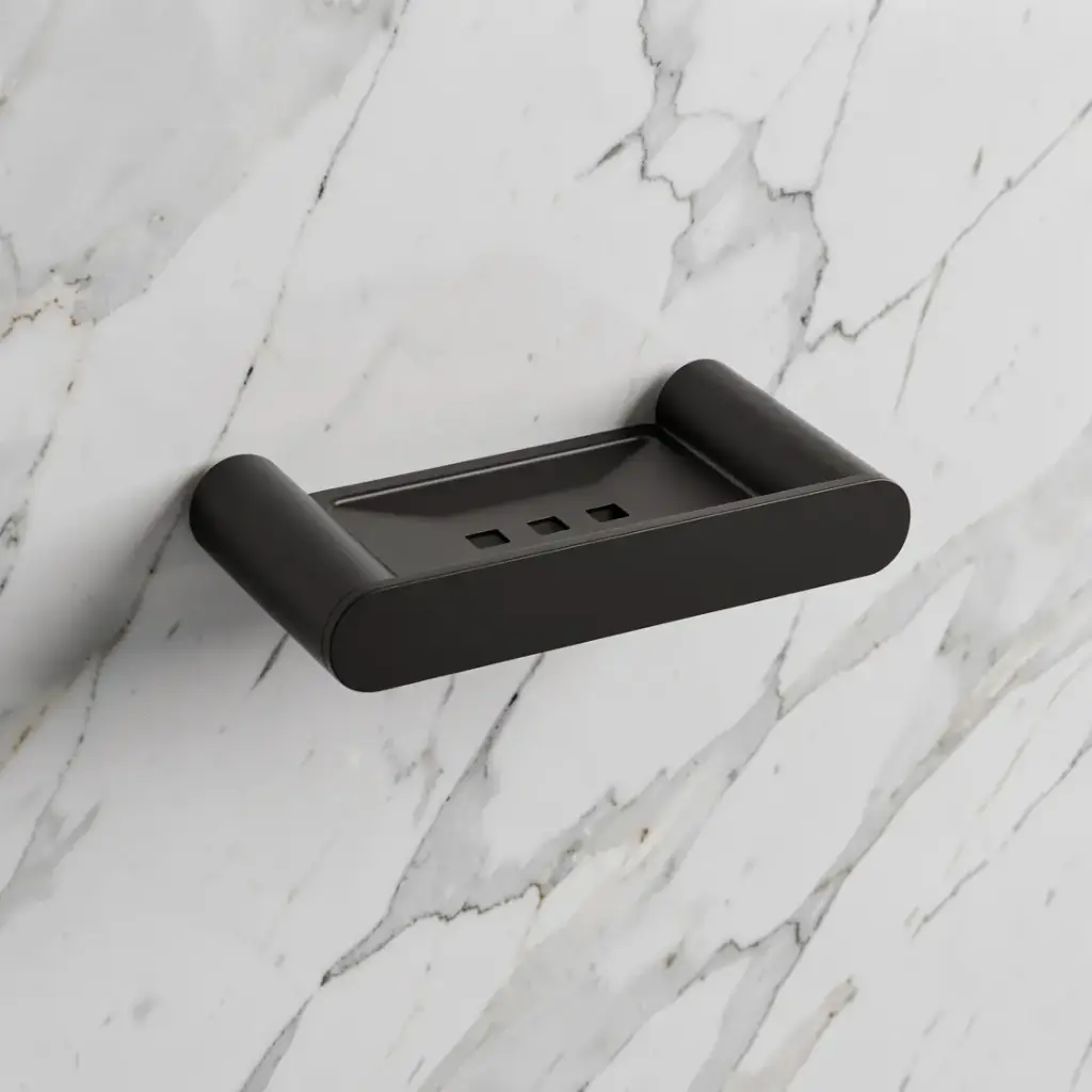 [40894] Bellino Matte Black Soap Dish