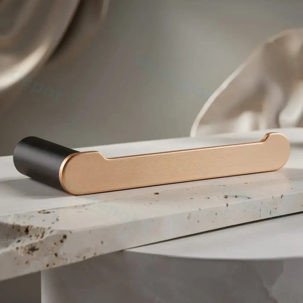 Black & Rose Gold Toilet Paper Holder Stainless Steel 304 Wall Mounted