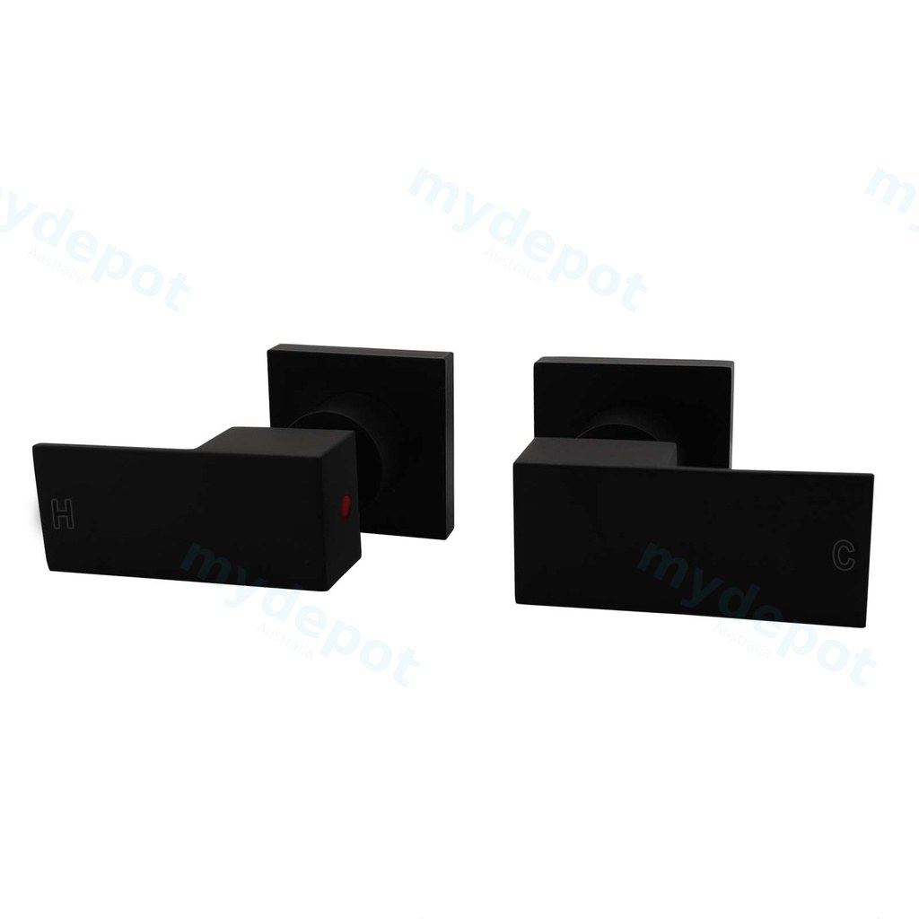 [40242] Black Shower Wall taps