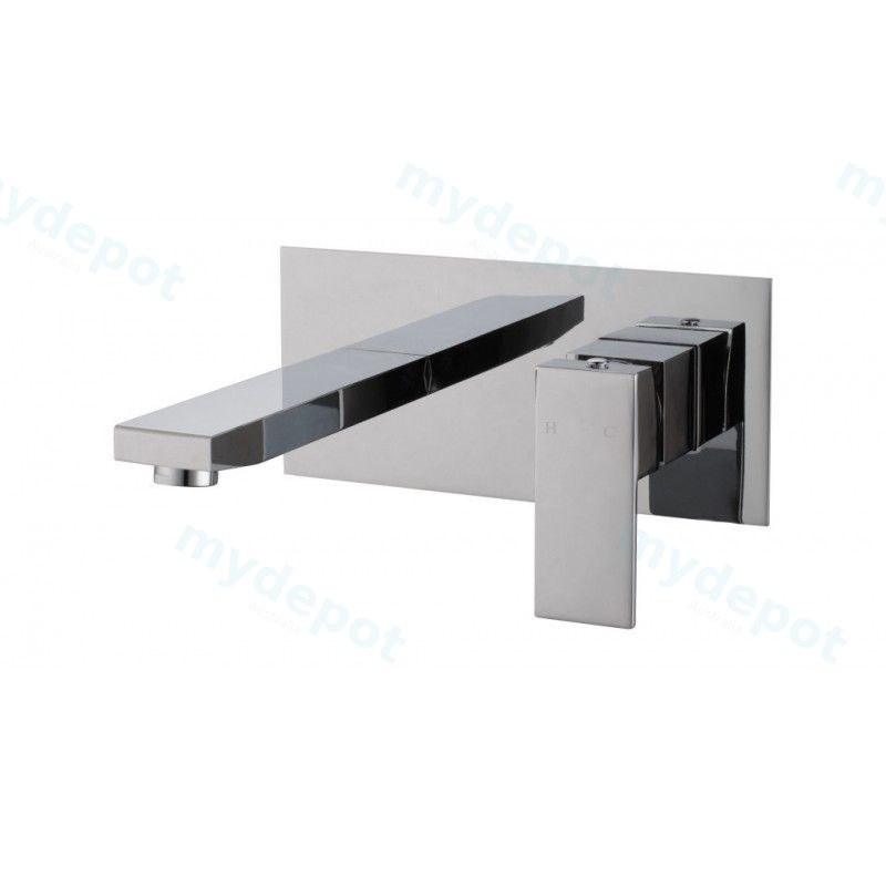 Blaze Chrome Bathtub/Basin Wall Mixer With Spout(Color Up)(With Extension)