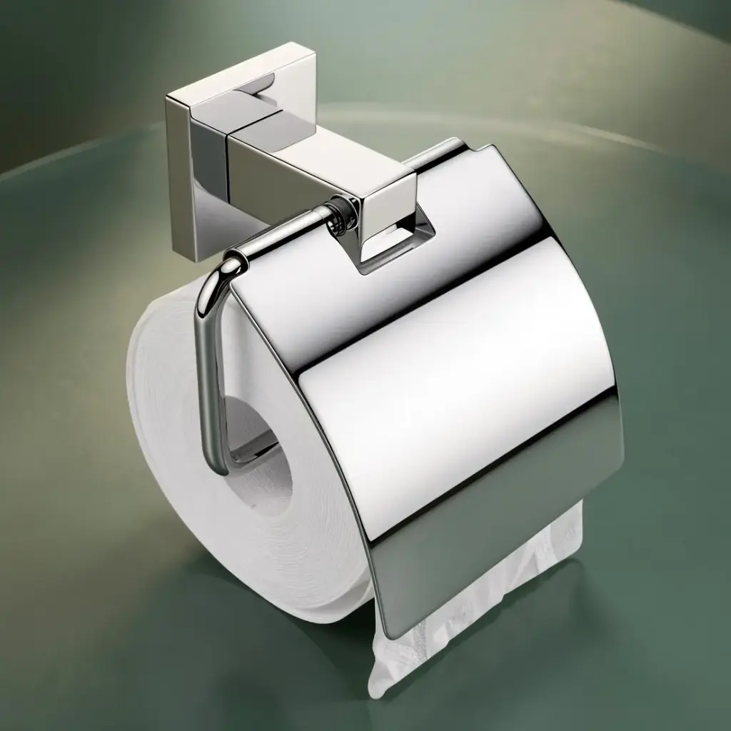 [41137] Blaze Chrome Toilet Paper Roll Holder