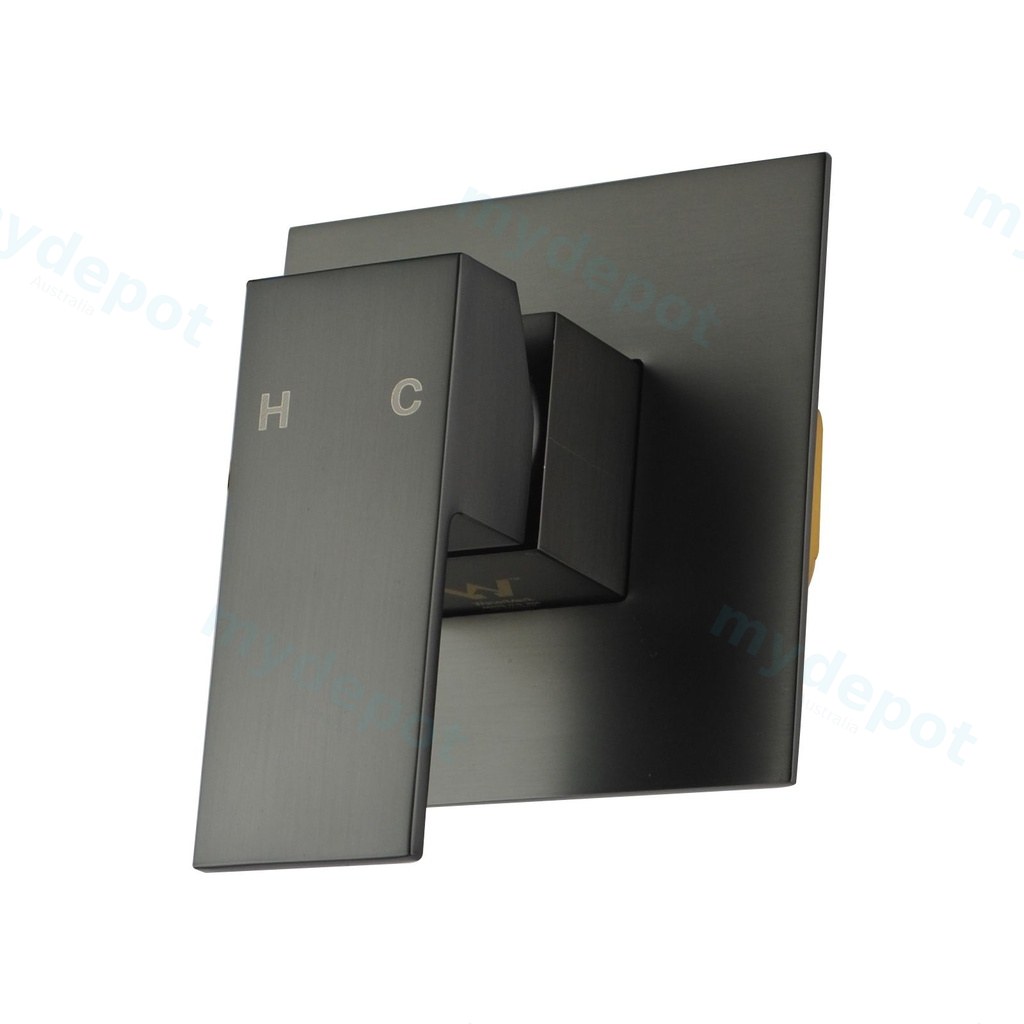 [41130] Blaze Gun Metal Grey Shower Wall Mixer