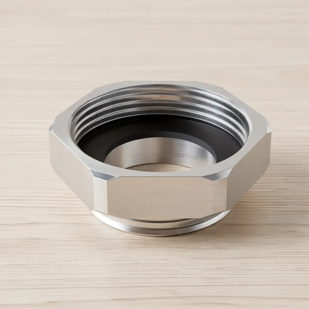 [44600] Bottle Trap Adaptor 32mm To 40mm Brushed Nickel