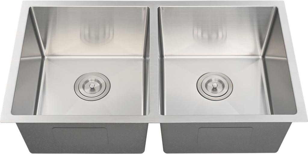 [56019] Bowl Size:350X400X230mm Overall Size:775X450X230mm Brushed Stainless Steel Kliff Hand Made Stainless Steel Sinks